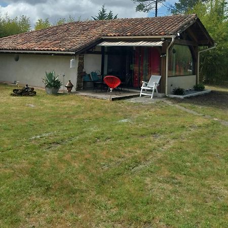 Maison confort avec cheminée , 2 chambres , sur un parc de 4000m2 arboré et clos Pissos Exterior foto